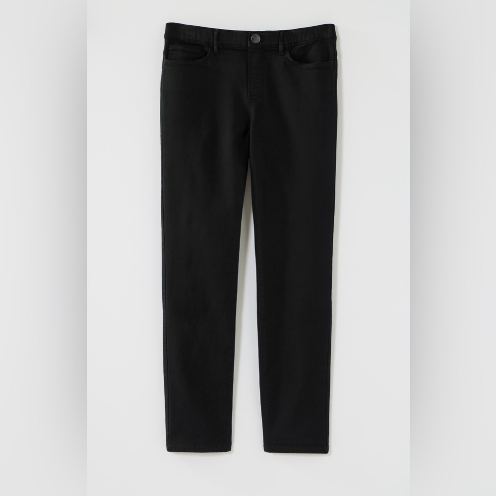 J.Jill High Rise Cropped Jeans – Size 10 black cotton pants - Picture 3 of 14